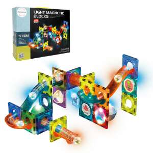 Mágneses világító kit labdapálya 49 részes 110155626 - Golyópálya