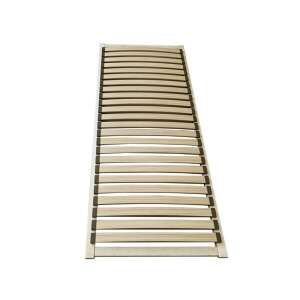 Keretes 80x200 cm ламелна рамка с извити ламели и рамка от топола - Мебели