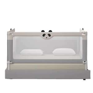 BESEDER Сгъваема Предпазна Решетка за Детско Легло, Сива, 180см - Бебе & Малко дете