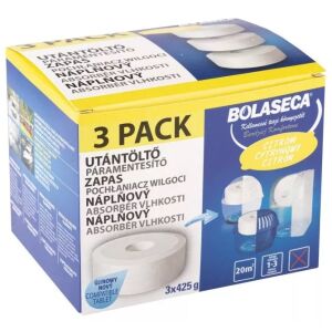 Dehumidifier refill tablets 3 x 425 g bolaseca lemon