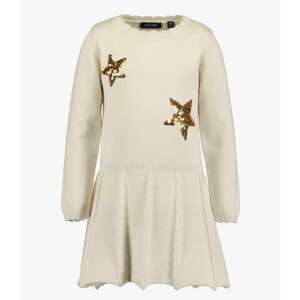 Blue Seven krem pletena haljina za djevojčice sa zlatnim šljokicama u obliku zvijezda - Moda i odjeća