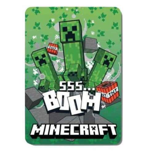 Minecraft Creeper Boom Polar Fleece Deka 100x140cm