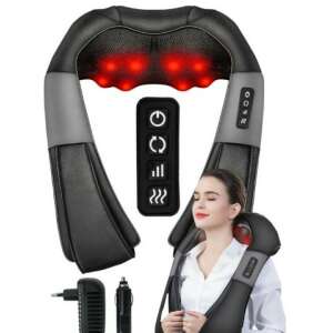 Shiatsu Elektromos Nyak- és Testmasszírozó Infravörös Fűtéssel