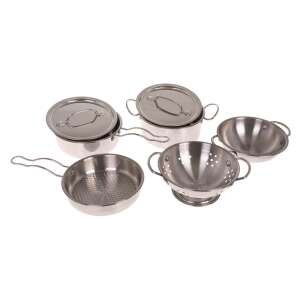 Rozsdamentes acél játék edény és serpenyő készlet - Ramiz