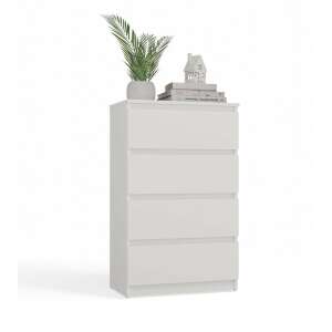 Drohmo M4 60 Komód, 60x97,6x34,5 cm, fehér