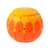 2-in-1-fliegender Teller und Ball für Kinder, verwandelt sich von Teller in Ball, orange und gelb
