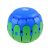 Repülő Koronglabda - 2-in-1 Spielzeug in Ballform, blaue und grüne Farbe.