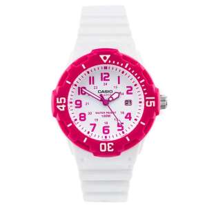 Casio LRW-200H-4BV lány karóra fehér szíjjal és rózsaszín kerettel - Casio