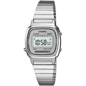 Ceas de damă digital argintiu Casio Vintage LA670WA-7D - Accesorii pentru femei