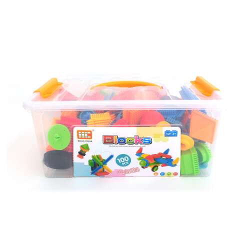 Műanyag építőjáték 100 db 110304599