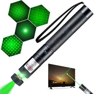 Indicator laser verde NEXTLY cu modele de fascicul și exemplu de utilizare - Papetărie & articole birou