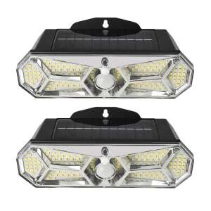 NEXTLY 2 броя соларни лампи със сензор за движение със 126 SMD светодиода - Слънчев фенер