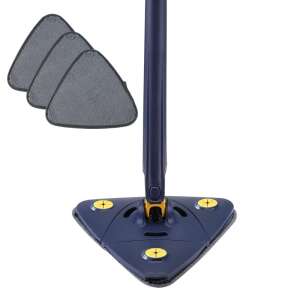 NEXTLY mop triunghiular 360° cu tampoane din microfibră pentru curățarea podelelor și a ferestrelor - Nonbrand Felmosó