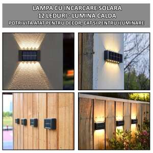 NEXTLY napelemes fali lámpa több telepítési példa - Kert