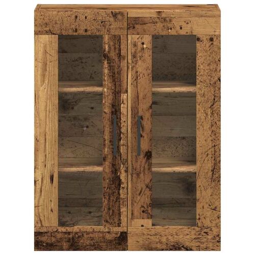 vidaXL antik fa színű szerelt fa tálalószekrény 69,5 x 34 x 90 cm 171920606 - Konyha bútor
