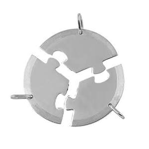Puzzle rozbitný prívesok 3 diely, strieborný šperk 110363326 - Dámske doplnky