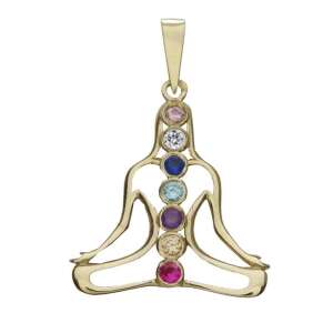 Chakra Yoga Anhänger, Goldschmuck 110363327 - Schmuck für Damen