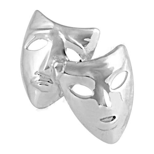 Pandantiv masca de teatru, bijuterii din argint 110363330