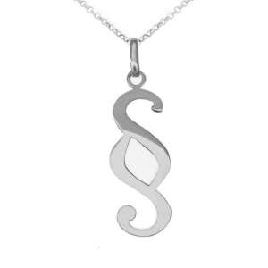 Pandantiv Paragraf, bijuterii din argint arătatoare 110363343 - Bijuterii pentru femei