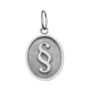 Prívesok paragraf, strieborné šperky h2191 110363344 - Dámske doplnky