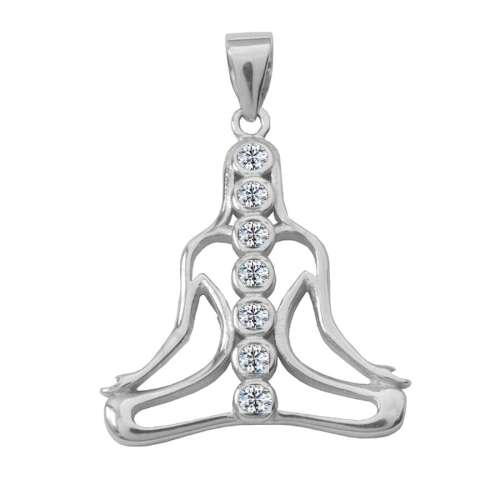 Pandantiv yoga, bijuterii din argint 110363360