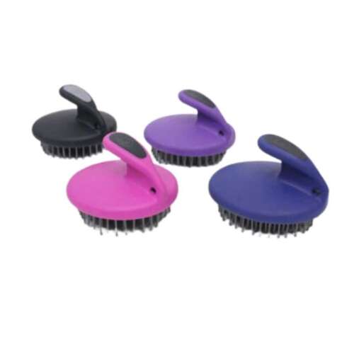 4 db lófarok kefe szett fekete, lila, rózsaszín és kék színben