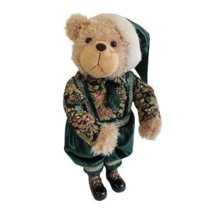 52cm Smaragdzöld karácsonyi mackó dekoráció - Magyar - Szezonális dekoráció