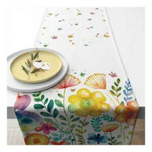 AMB.16618430 Vibrant Spring white asztali futó 40x150cm,100% pamut 110372597 - Ambiente