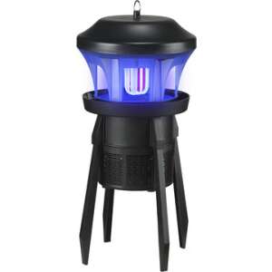 Knock Off MosquitoMagnet 7W fekete rovarcsapda, elektromos szúnyogcsapda, UV fény, CO2 vonzerő, 100m2 lefedettség - Knock Off