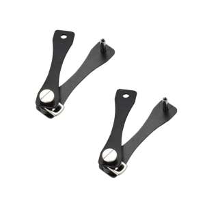 Balenie dvoch organizérov na kľúče, Compact Flex, typ kľúčenky, nastaviteľné, hliníkové, čierne 110374218 - Kľúčenky