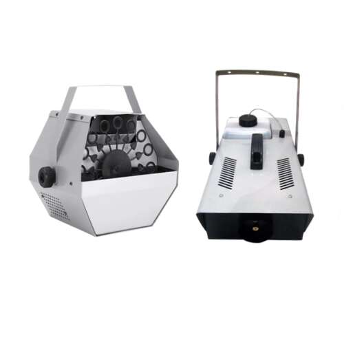 Sada na výrobu balónov a profesionálneho dymového stroja s diaľkovým ovládaním, IdeallStore®, strieborná