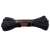 Paracordové lano IdeallStore®, Adventure Survival, 30 metrov, čierne, 200 g 110374303