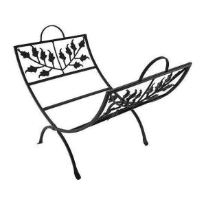 Rusztikus Fém Tűzifa Állvány - 52 cm 145432436 - Tűzifa állvány