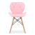 Mercaton Lago Rózsaszín Skandináv Szék - Elölnézet