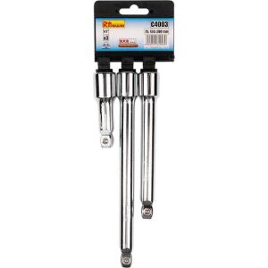 RICHMANN Dugókulcs Hosszabbító Készlet - 1/2", 3 db, 75-200 mm 145432190 - Dugókulcs