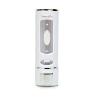 Szappanadagoló - kézi működtetésű - 400 ml - falra szerelhető - fehér 144990625 - Bewello