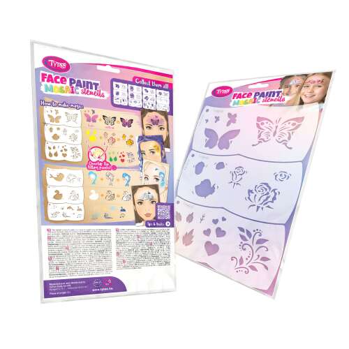 Model Mozaic Face Painter – fluture – trandafir – 3 buc/pachet Tytoo 110378134