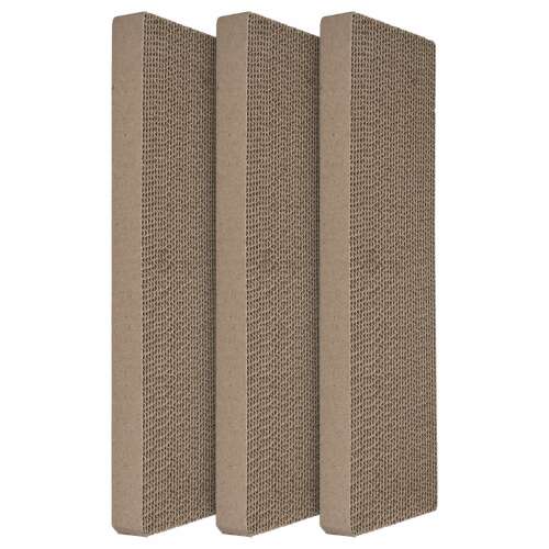 Navaris 3-dielna súprava škrabadiel pre mačky z kartónu