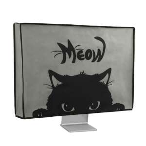 Husa pentru monitor de 20-22" Kwmobile, Gri/Negru, Plastic, 43617.13 110379696 - Kwmobile