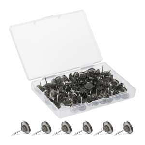 100 db gyalog készlet 11 x 16 mm Kwmobile, szürke, poliészter, 60173.02 110379995 - Rajzszög