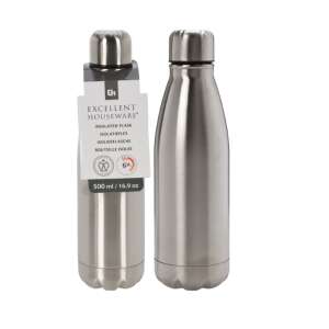 Sticla termos Excellent Houseware, otel inoxidabil, 0.5 l, argintiu 110383937 - Transportatori de alimente și băuturi
