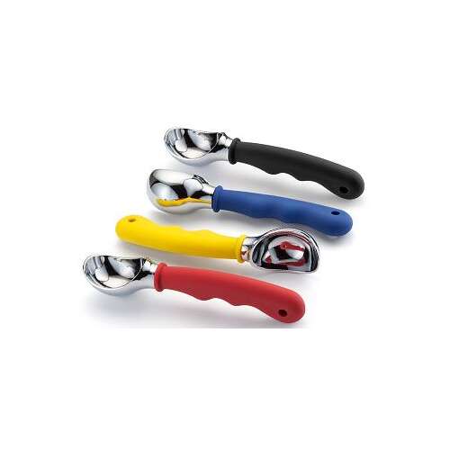 Sada 4 kopčekov na zmrzlinu Stellar Kitchen, nerezová oceľ, 17 cm, viacfarebná