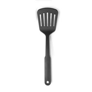 Spatula perforata Ibili-Soft, nailon, 31.5 cm, negru 110384007