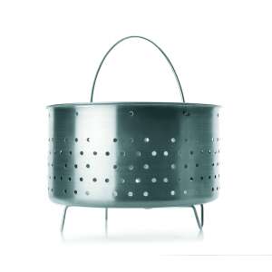 Ibili Varios Edelstahl-Dampfgarer, 21x11 cm, silber - Töpfe