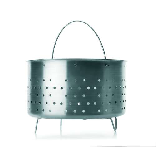 Ibili Varios Edelstahl-Dampfgarer, 21x11 cm, silber