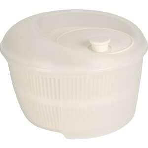 Miska na sušenie šalátu Excellent Houseware, plast, 24x16 cm, 4,5 l, biela 110384028 - Misky