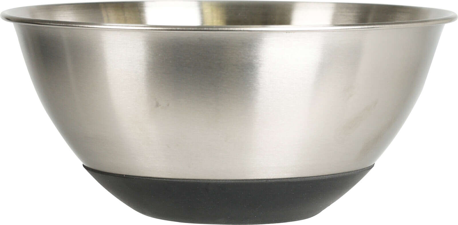 Miska na mixovanie Excellent Houseware, nehrdzavejúca oceľ, 18x8 cm, 1,2 l, strieborná/čierna