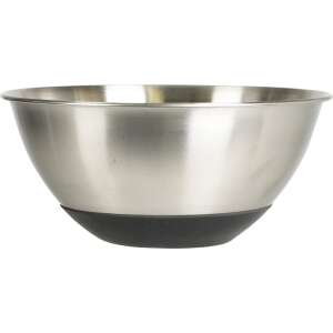 Miska na mixovanie Excellent Houseware, nehrdzavejúca oceľ, 18x8 cm, 1,2 l, strieborná/čierna 110384074 - Misky na miešanie