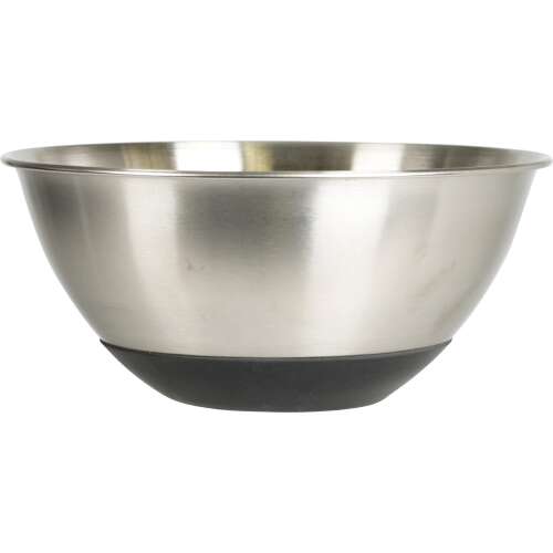 Miska na mixovanie Excellent Houseware, nehrdzavejúca oceľ, 18x8 cm, 1,2 l, strieborná/čierna 110384074