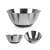 Miska na mixovanie Excellent Houseware, nehrdzavejúca oceľ, 18x8 cm, 1,2 l, strieborná/čierna 110384074